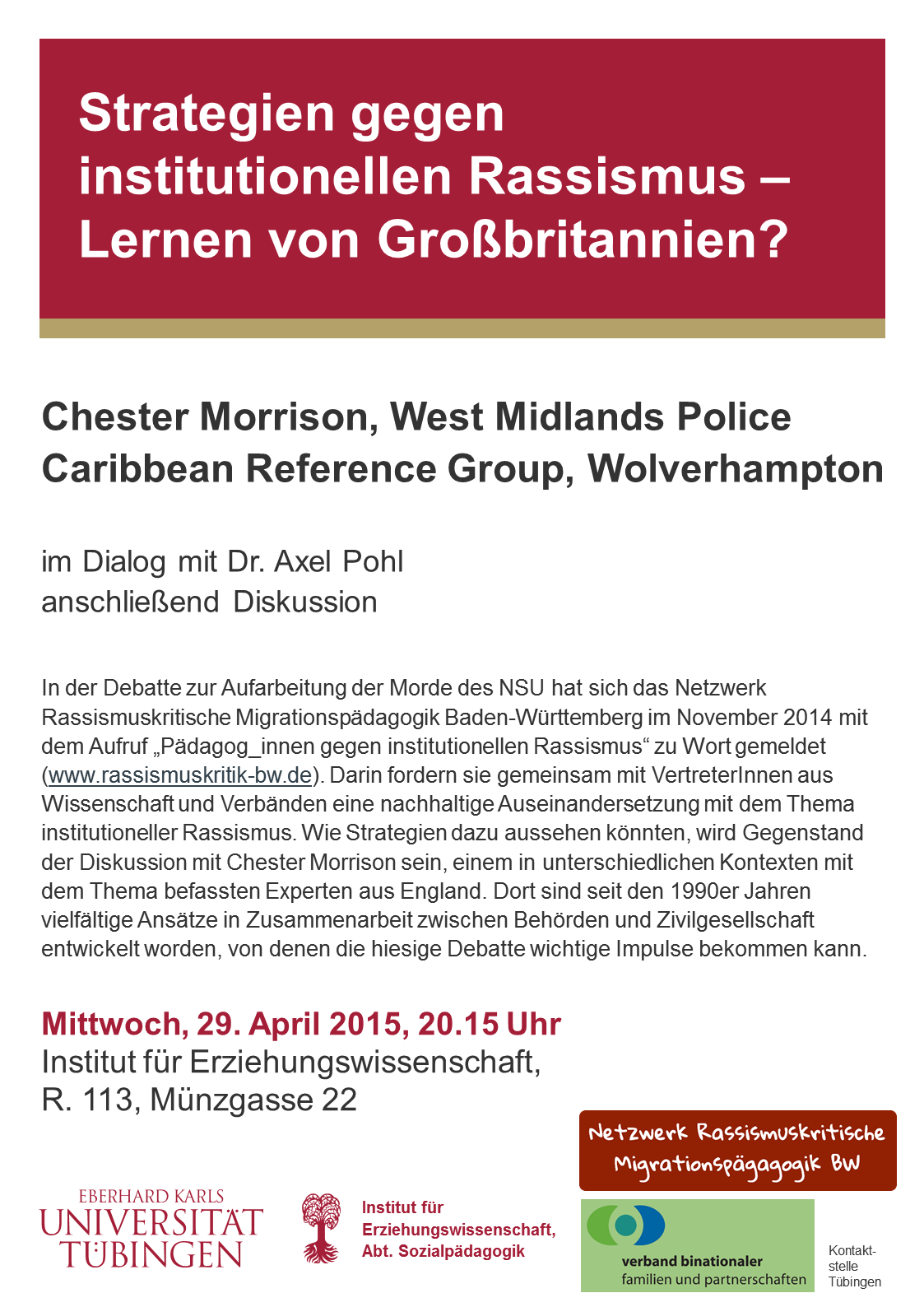 Poster Veranstaltung Morrison