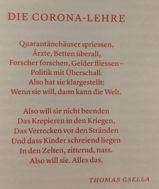 Gedicht Thomas Gsella