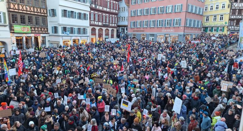 Demonstration Tübingen 31.1.25